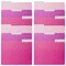 Pink Decorative File Folders, 1/3 Cut Tab, Letter Size, Gold Foil Dots (12 Pack)